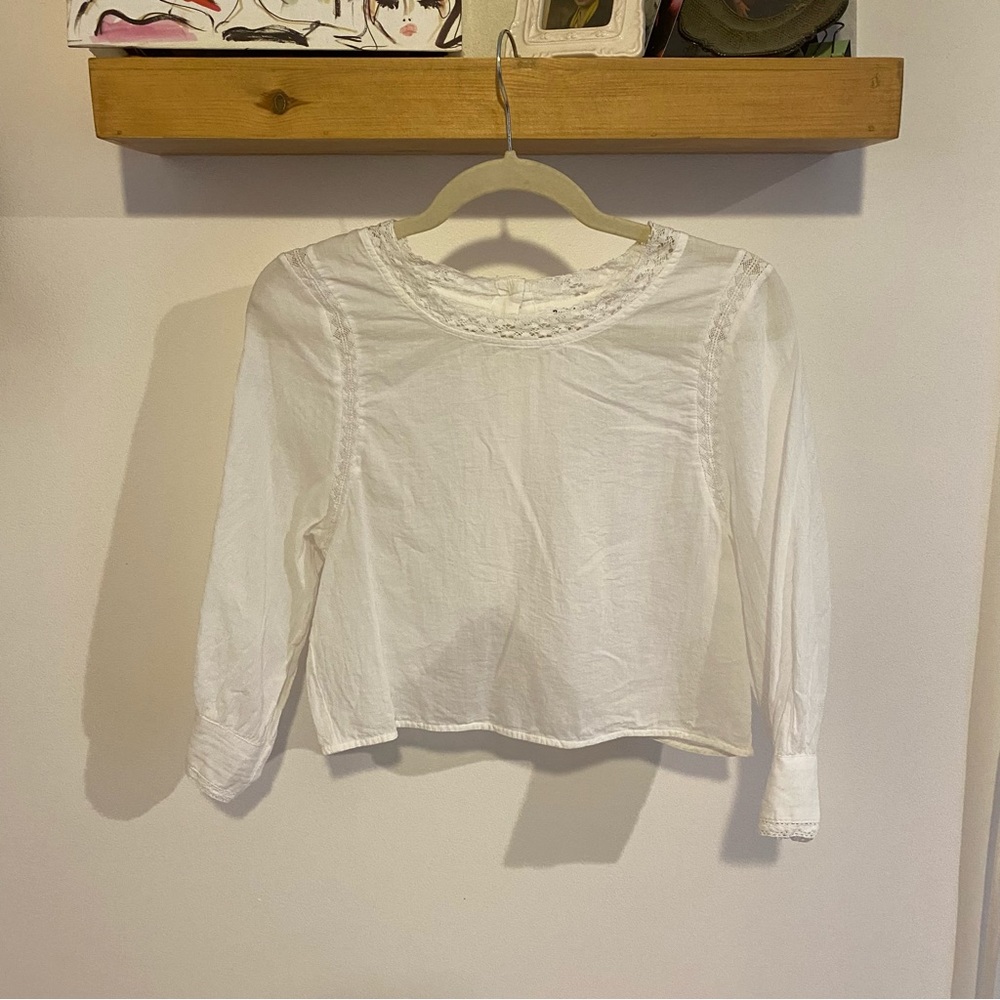 Reformation Cropped Cotton Top size small